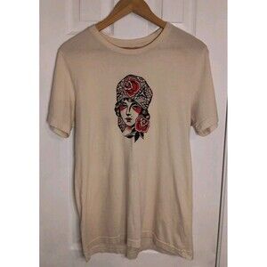 Womens Bella Canvas Traditional Lady Print T-shirt Short Sleeve M